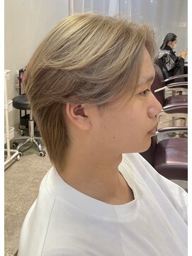 アンジェ(ange) ブリーチ1回のミルクティーベージュ