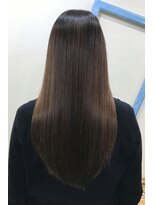 ヘアーズファイン(hair's fine)&nbsp;20代30代◎小顔見せ暗めカラー×透け感グレージュ
