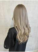 ホワイトブロンド ホワイトシルバー パールベージュハイトーン