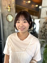 ファスナー(fustener)&nbsp;ミニボブ×艶ブラウン