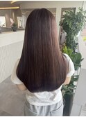 桑名ロングレイヤーカットハッシュカット透明感カラー重めロング