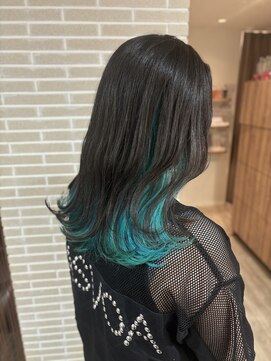 ニューヨークニューヨーク 三宮店(NYNY) インナーカラー/ターコイズカラー