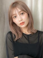 カバーヘア イヴ 戸頭店(COVER HAIR EVE)&nbsp;ミルクティーブロンドハイライトウルフカット319Z戸頭20代30代