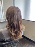 ブラウンヘアカラー