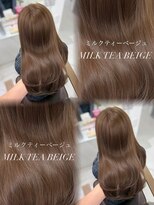ハピネス 梅田茶屋町店(HAPPINESS)&nbsp;韓国風/レイヤーカット/顔周り/顔まわり/髪質改善/ベージュ