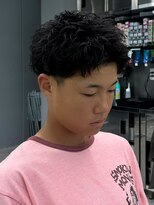 エルマーク メンズパーマ 吉祥寺(L-MARK)&nbsp;スパイキーショート/短髪/ツーブロック/メンズ/men's