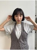 ボブ ミディアム ストレート