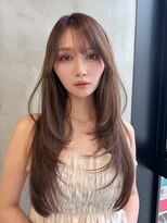 ロンドルーチェ 心斎橋(Lond luce)&nbsp;グレージュ×ハッシュカット［髪質改善/縮毛矯正/レイヤー］