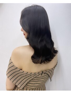 テーラヘアー 石岡店(TELA HAIR) ブルーブラック・オルチャンカラー・艶髪