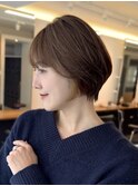 コンパクトショートカット丸みショートくびれショートボブ表参道