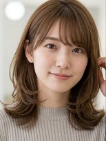 ユニット 蕨西口店(UNIT)&nbsp;ミディアム レイヤー 顔周りレイヤー 透明感 20代30代40代 蕨