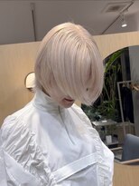 スタン 渋谷(Stam)&nbsp;ホワイトベージュ/ハイトーンショート/白ベージュ/Stam/渋谷神南