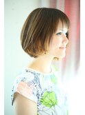 ☆アシンメトリーボブ・ちょっとハイライト☆