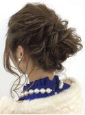 ゆるふわでも崩れない！お呼ばれヘアセット【Doukeshi Arp】