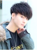 ソフトツーブロックフェザーマッシュ トランクスヘア西川