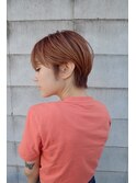 横顔美人 ひし形ショート