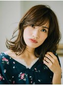 カジュアルフェミニンなセミディ【平井】