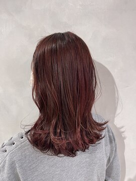 エイト ヘアサロン 渋谷本店(EIGHT) ワインレッド