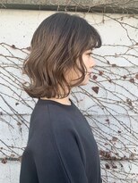 ニスル 町田店(NISURU)&nbsp;似合わせカット/大人ガーリー/ダークアッシュ/着物/町田/町田駅