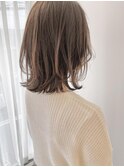 こなれミディ×縮毛矯正【メルティカラー似合わせカット】