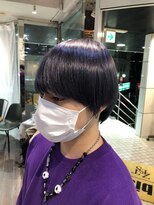 ヘアーアンドメイク ビス(HAIR&MAKE bis) ダークラベンダーアッシュ