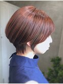 小顔ショート×インナーカラー/横浜髪質改善