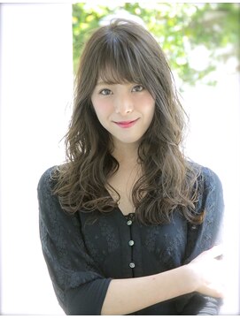 ロンドジェネルーズ 柏(Lond generous) 【斉藤 航人】グレージュカラーで黒髪に見えないロングヘア