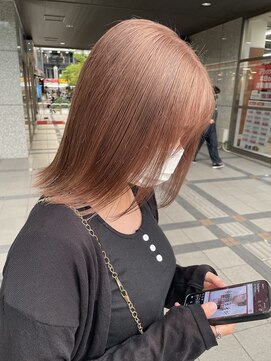 シェノン 武庫之荘(CHAINON) 美髪のススメ/大人可愛いヘア/ホワイトグレージュ/こなれミディ