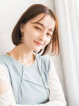 トッカ ヘアアンドトリートメント 難波店 小顔補正立体カット×ナチュラルボブ 10代20代30代40代50代