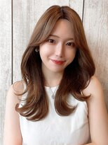 アフロート エル 錦糸町(AFLOAT L) グレージュ/デザインカラー/シルキーベージュ/斜めバング