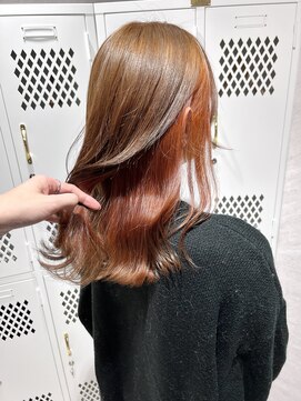 アドア 横浜(ADORE) 【ADORE横浜】インナーカラー×オレンジブラウン