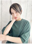 20代30代40代ミセスハイトーンアッシュショート＃914