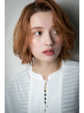 カバーヘア ブリス 北浦和(COVER HAIR bliss) 外国人風ハイトーンカラーかきあげボブウルフw北浦和10代20代