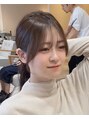 ザックジングウ 表参道(ZACC JINGU)&nbsp;まっすぐなり過ぎない！ナチェラルにデザインする前髪ストレート