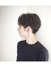 【髪質改善☆柔らかな自然な仕上がり】メンズカット+前髪縮毛矯正