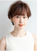 40代50代マッシュショートボブ大人美人