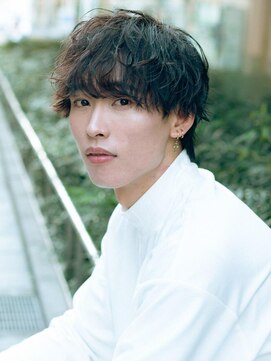 リップス 川崎(LIPPS) ツイストスパイラル マッシュ 前髪あり