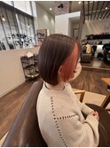 10代20代30代40代50代ボブ×インナーカラー