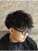 メンズカット/ニュアンスパーマ/ベリーショート/眉毛/barber