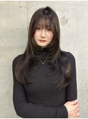 大人可愛いレイヤーカット