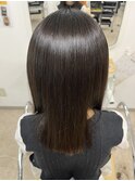 クリスタル美髪矯正×カラー
