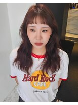 ザザアオヤマ(ZA/ZA AOYAMA)&nbsp;韓国風ゼリーパーマで巻かずにウェーブヘア！