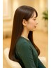 【髪質改善】似合わせカット+プレミアム質感再整ストレート
