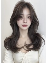 フイ 梅田(Hui.)&nbsp;モカグレージュ韓国レイヤー　　韓国レイヤー/髪質改善/天神橋筋