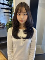 ラヴィズム 長岡店(LUVISM)&nbsp;◎韓国ヘアー顔周りレイヤーダブルカラーおくれ毛前髪長岡/新潟