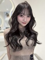 サイン 渋谷(SIGN)&nbsp;韓国ヘアーハッシュカットレイヤーカットグレージュブリーチ無し