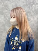 コルト(COLT) 透明感たっぷりのピンクベージュ×ナチュラルストレート