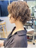 ショートパーマ/ショートボブ
