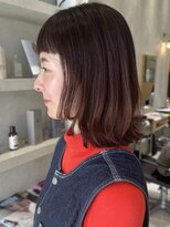 シベルバレー 横浜(sibell)&nbsp;＊ボブレイヤーカット顔周りレイヤーウルフハッシュカット