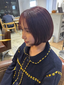 ヘアーワークス ヘルム 渋谷店(HAIR WORKS HELM) 【 HELM】丸みショートボブ☆